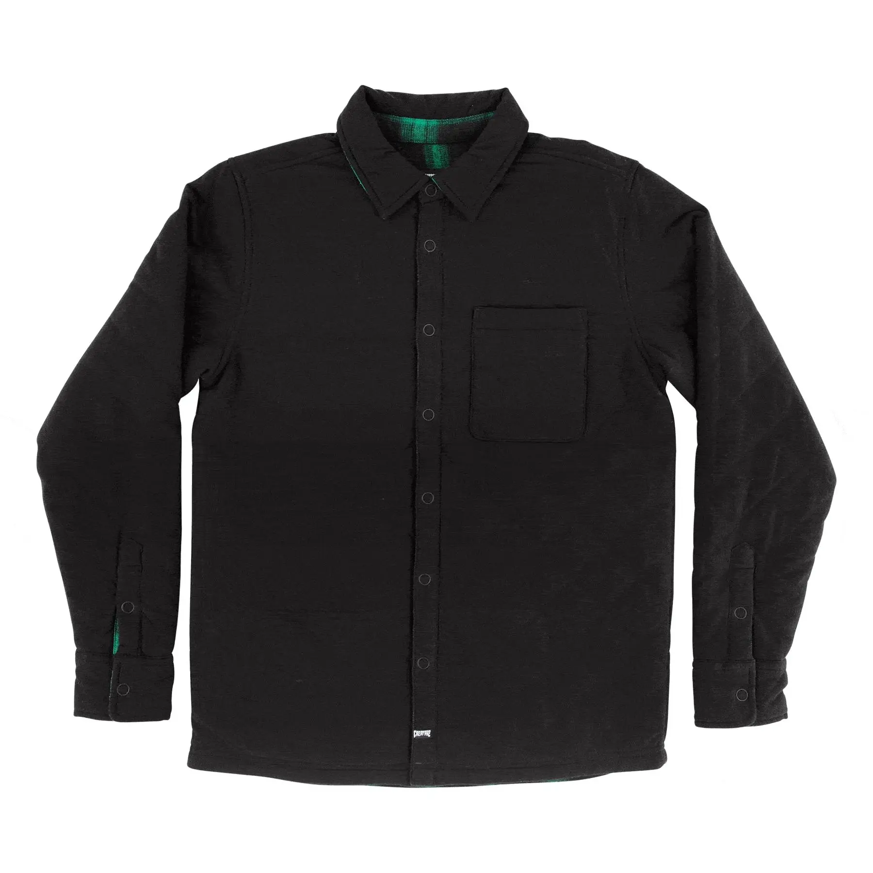 Men's Switch Creature Reversible Long-Sleeve Jacket with Pocket - Menswear Apparel Top Coat