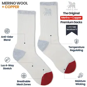 The Mascot | Copper + Merino Wool Socks for Fresher Feet