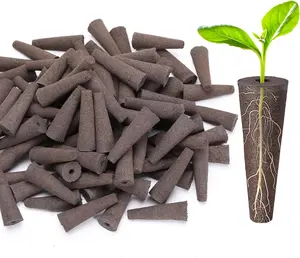 50 count Grow Sponges for Hydroponics Compatible with AeroGarden, Hydroponics Growing System Pods, General Hydroponics Rapid Rooter, Starter Plug for Seeds or Cuttings