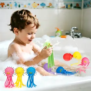 Octopus Water Balls Bath Toy (Pack of 3), Sensory Stress Relief Floating Water Splash Balls Bomb, Beach Water Toys & Swimming Toy, Fun Outdoor Activity Game