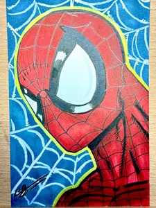 Spider-Man Oversized Sketch Card (4”x6”)