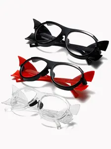[1pay] Safety Eyeglasses with Unique Leg Design, Oval Frame Clear Lenses, Windproof Eye Protection High Aesthetic Candy Color Protective Glasses, Safety Goggles