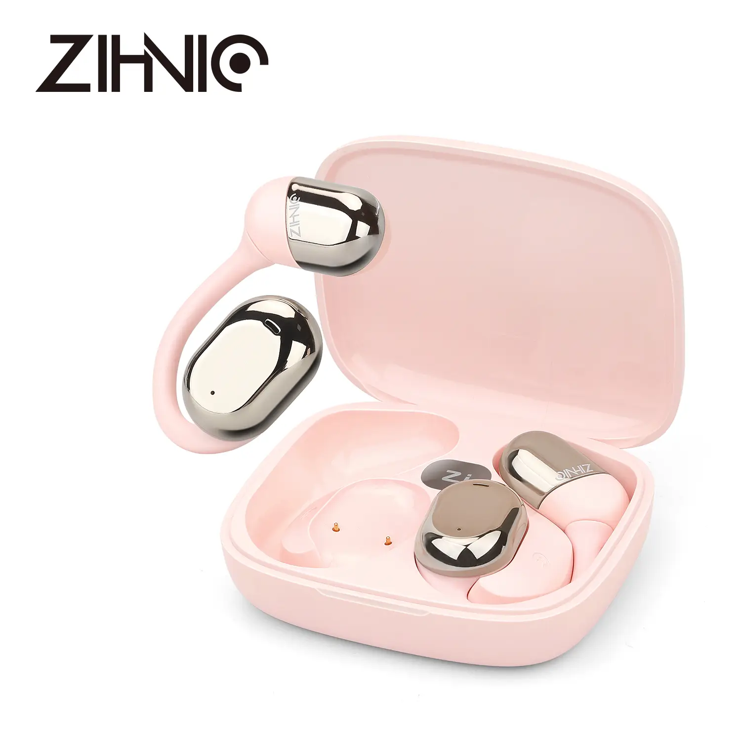 ZIHNIC ZN-S05 Open-Ear Headphone Bluetooth V5.4 Earphones Fashionable Earbuds IPX5 WATER PROOF Wireless Gaming Headphones HIFI Sound Quality Music Ea
