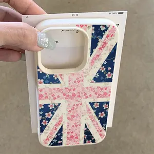 Uk Flag Pattern Phone Case, Full Protection Shockproof Tpu Cover, Fits iPhone 11/12/13/14/15/15 Pro/15 Plus/15/16/17 Pro Max, Anti-Slip Lightweight Protective