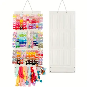 Butterfly Hair Clip Organizer Rack, Butterfly Hair Accessory Storage Box, Ideal for Headbands, Clips, Elastics, Halloween Christmas Gift