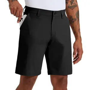 Willit 10" Men's Golf Shorts Stretch Work Dress Shorts Quick Dry Hiking Athletic Casual Shorts with Pockets Classic Fabric shorts summer
