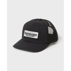 Quiksilver | Enzone 5-Panel Cotton Canvas Snapback Hat | Men's 100% Cotton Embroidered Logo Signature Logo | Beach Days & Everyday Wear
