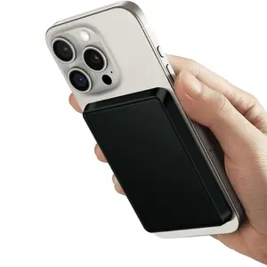 10000mAh Magnetic Power Bank, Portable Wireless Charger with Type-C Cable, 20W PD Charging Lighting Input Wireless Charger for iPhone 15/14/13/12/Pro/Pro Max