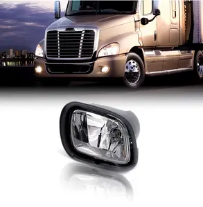 Torque Driver Left Side Fog Light Lamp Replacement for 2008-2017 Freightliner Cascadia semi Trucks [Included All Bulbs] Assembly DOT SAE Approved LH (TR031-L)