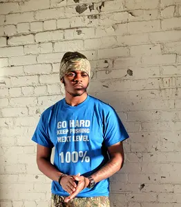 Go Hard Keep Pushing NEXT LEVEL 100% T-shirt