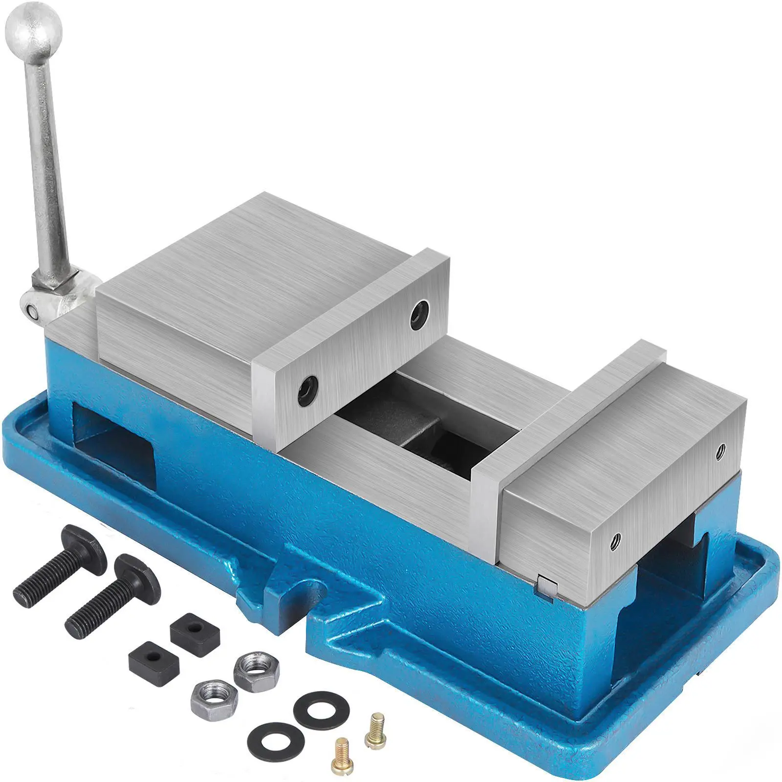 【summerfinds】VEVOR 5" Super-Lock Vise For NC/CNC Machines Bench Clamp Vise High Precision, Vise Clamp Vice CNC Vise Lockdown Vise Drilling 125mm Width CNC 24KN
