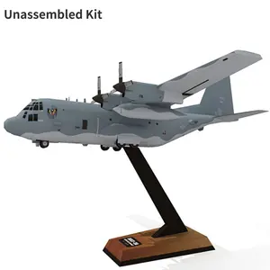 Lockheed AC-130U Ghost Aerial Gunship Aircraft Paper Model 1:100 Military Paper Model DIY Kit