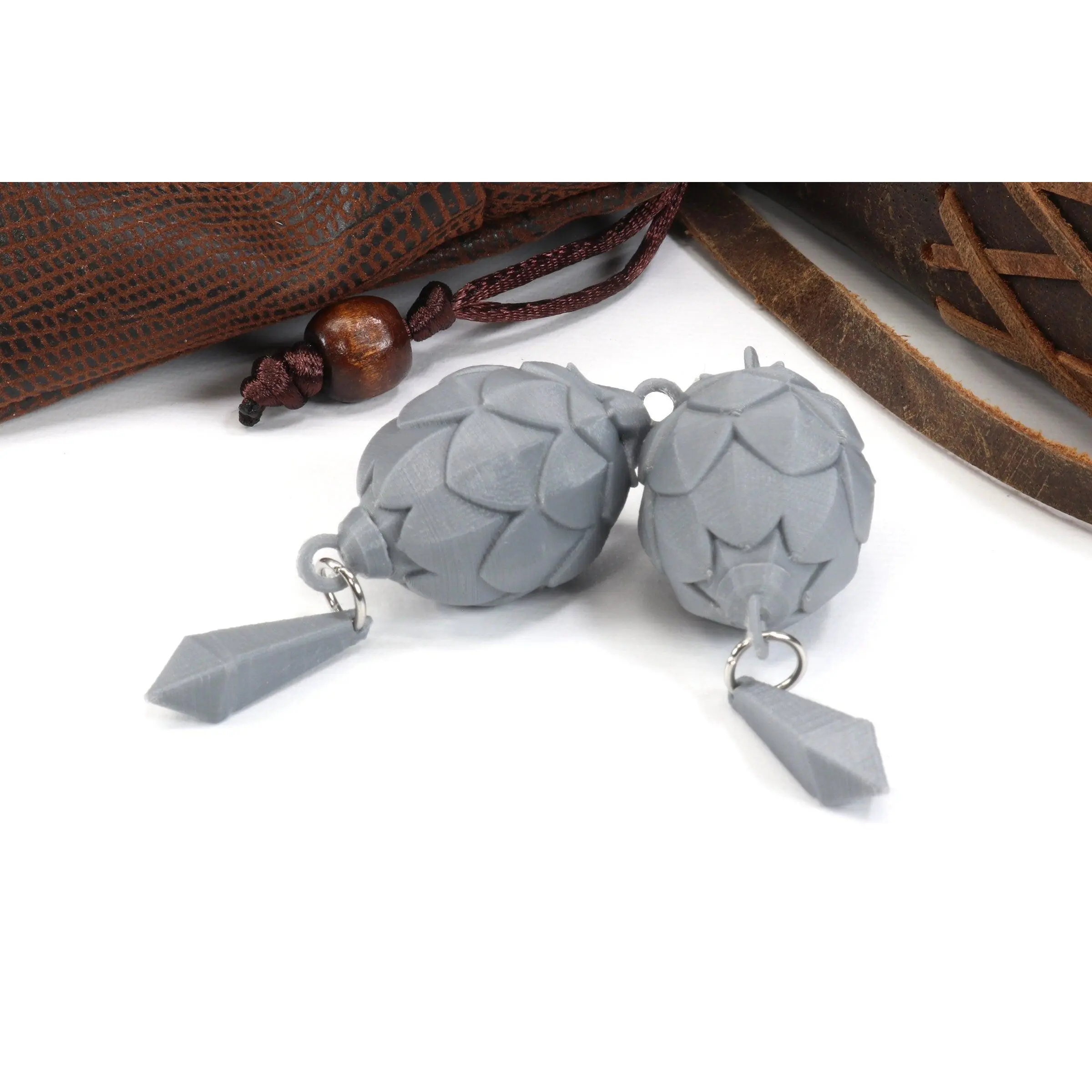 Lotus Bud Earrings Pair DIY Cosplay Prop Kit - Zelda Tears of the Kingdom Princess