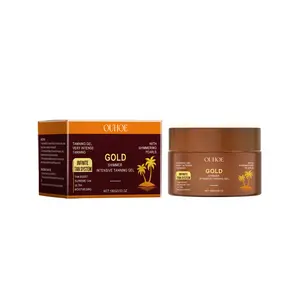 Summer Must-Have Tanning Gel Mild Nourishing Long Lasting Wheat Tone Golden Glow Body Tanner For Beach Yard Outdoor Daily Use
