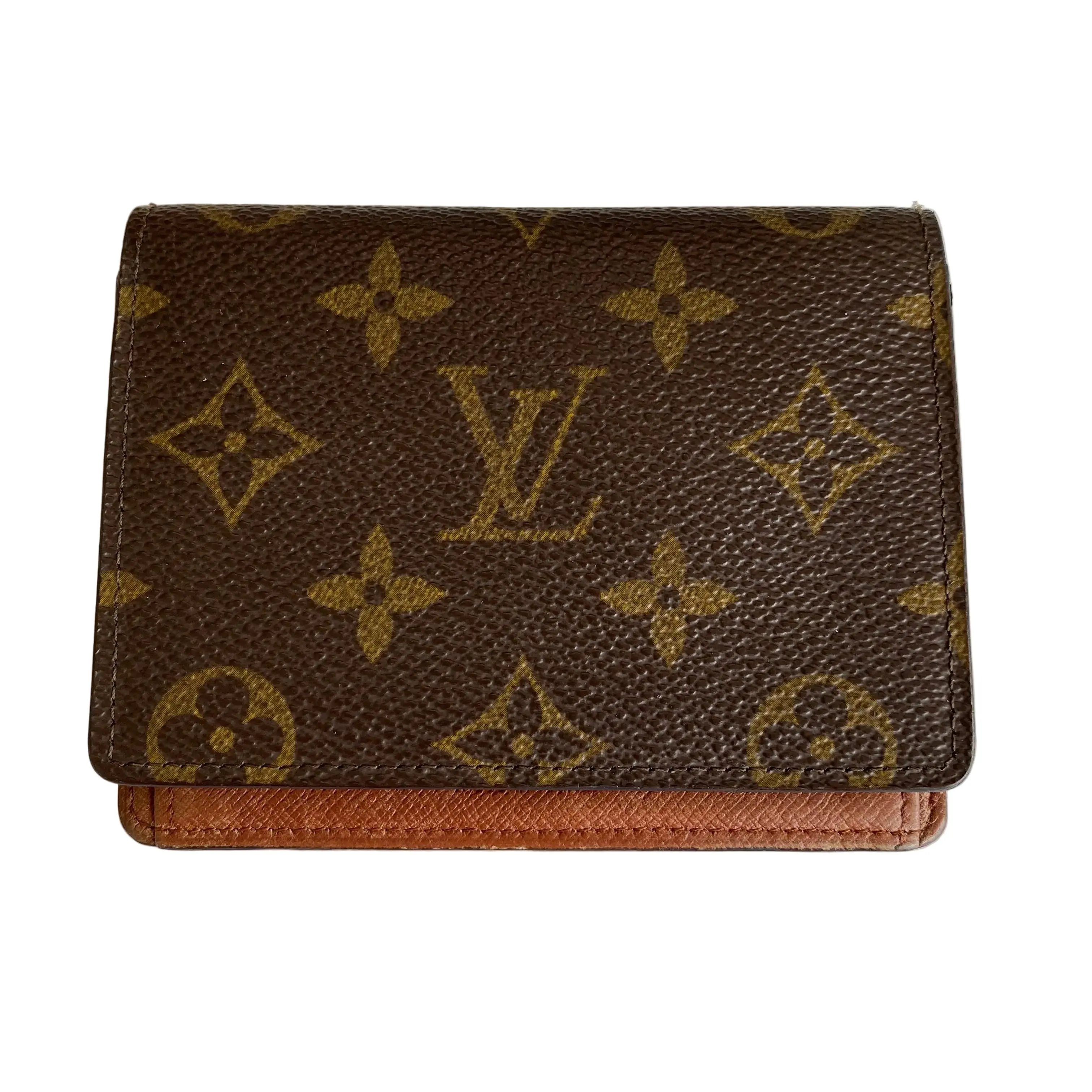 Pre-owned Louis Vuitton wallet  Small Leather Goods monogram card holder an1911 authentic with coa