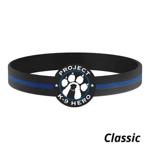 Project K-9 Hero Thin Blue Line Bracelet