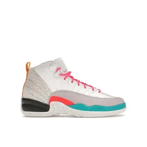 Jordan Kid's 12 Retro White Vapor Green, from StockX
