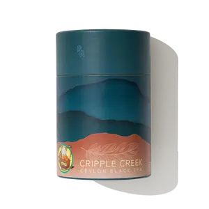 Red Rooster Tea Cripple Creek Ceylon Black Tea - 3oz Canister - Handpicked Whole Leaf - Dilmah Estates, Sri Lanka