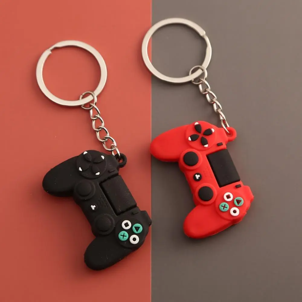 Simple Cartoon Cute TV Game Console Keychain Female Male Joystick Machine Keychain Key Ring Car Bag Keychain Jewelry Decoration