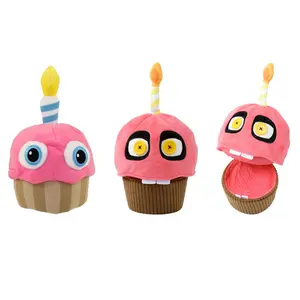 Five Nights Cupcake Plush Toy Cute Cartoon Soft Stuffed Cupcake Plushie Doll Home Decoration Birthday Gift for Kids Fans