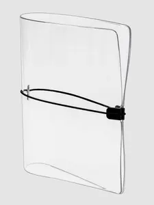 Clear Vinyl Planner | Large | Elastic Closure Clear Vinyl Planner | Large | Elastic Closure