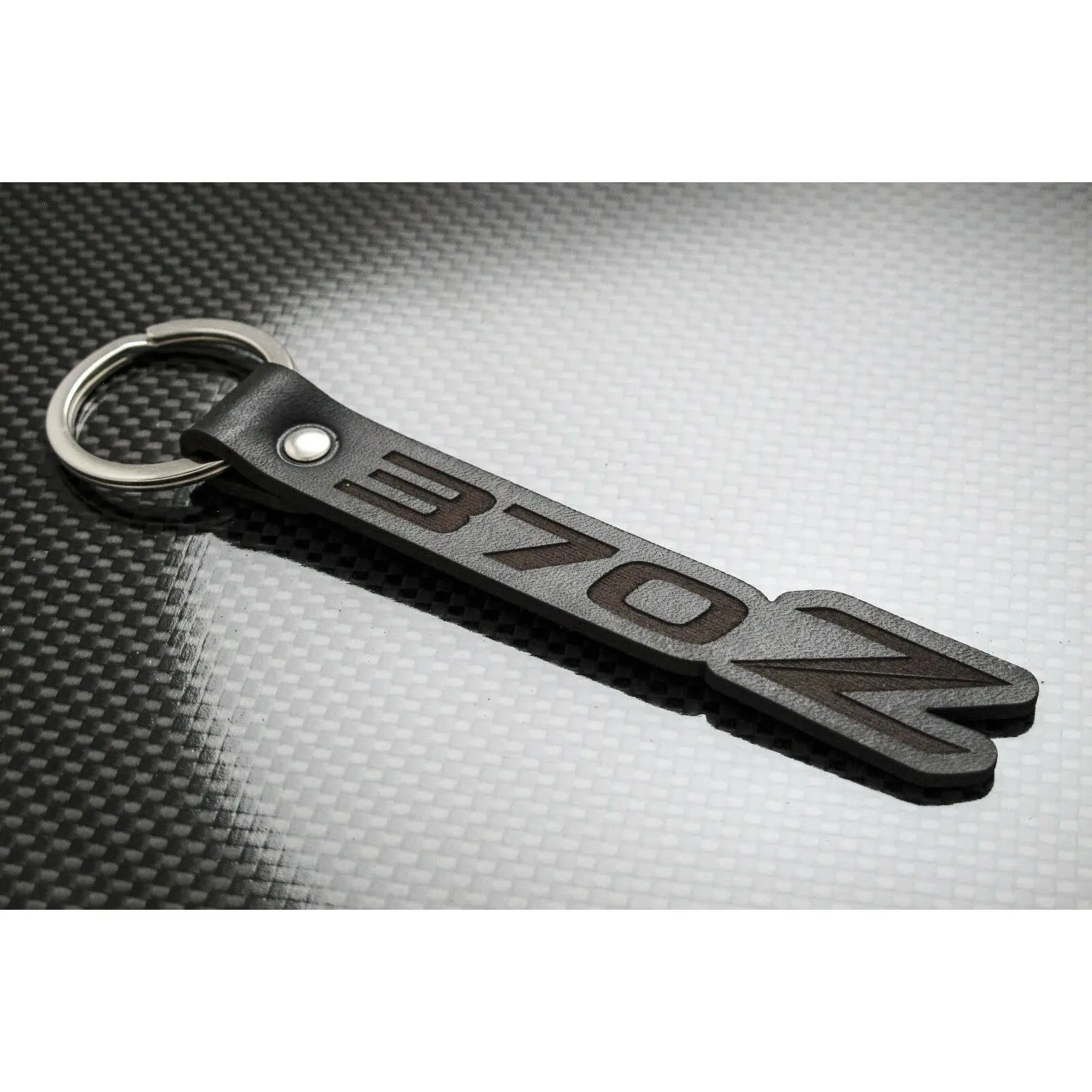 Leather Keychain for Nissan 370Z