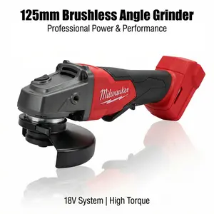 Milwaukee Brushless Grinder 125mm For Cutting Work tool kit set