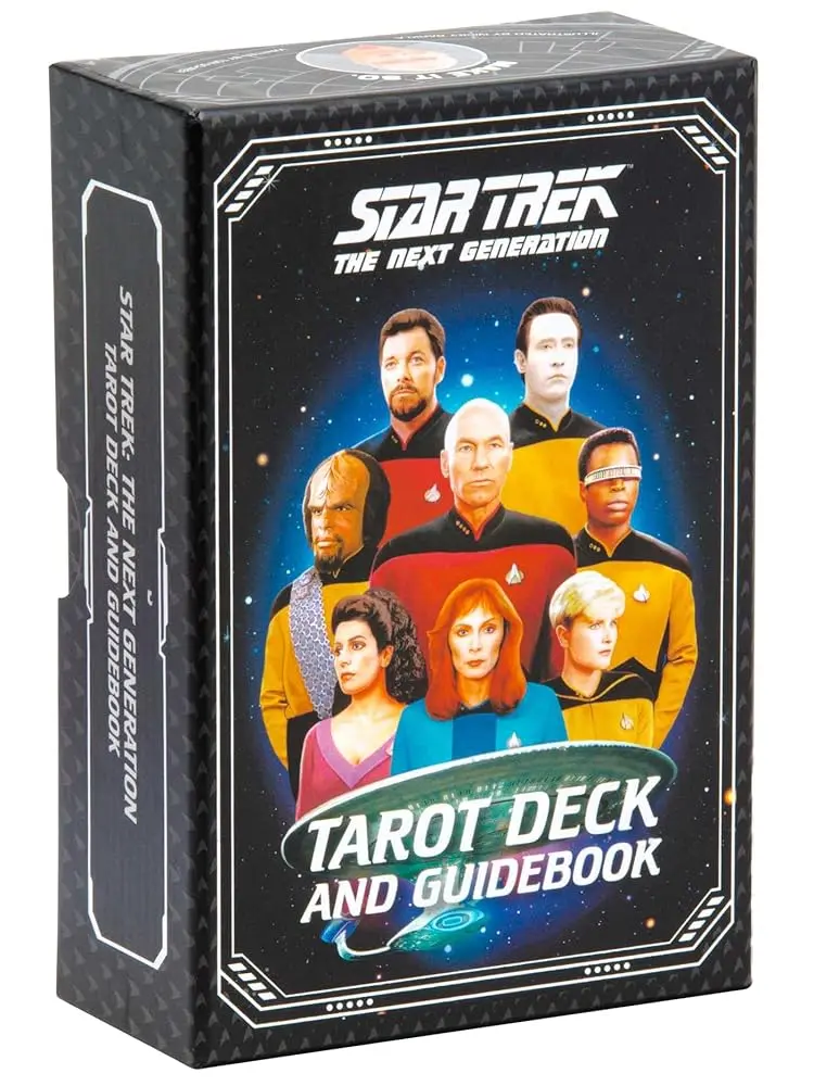 Star Trek Tarot Card Game Set - Collectible Sci-Fi Deck of Cards Bundle with Guidebook, Sumptuous Art, Tabletop Entertainment for 12+ Fans, Card Game Sets