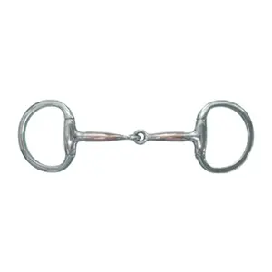 Jacks 20139-5-1-4 Stainless Steel Copper Overlay Eggbutt Snaffle Bit - 5.25 in.