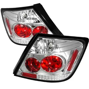 2004-2010 Scion tC Tail Lights (Chrome Housing/Clear Lens)