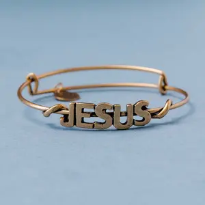 Jesus Symbol Wrap Expandable Bangle