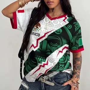 Mexico Soccer Jersey 2026 White, Aztec Pattern Shirt, Mexican Pride Futbol Tee, Eagle Crest Jersey, Mexico Fan Apparel