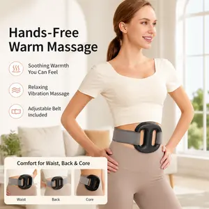 【Flash Fast】Electric Massager Fascia Massager Massage Ring Body Massager Muscle Relaxer Wireless Rechargeable Adjustable Portable Lightweight Ergonomic for Eases Tension and Enhances Recovery for Fitness and Athletes
