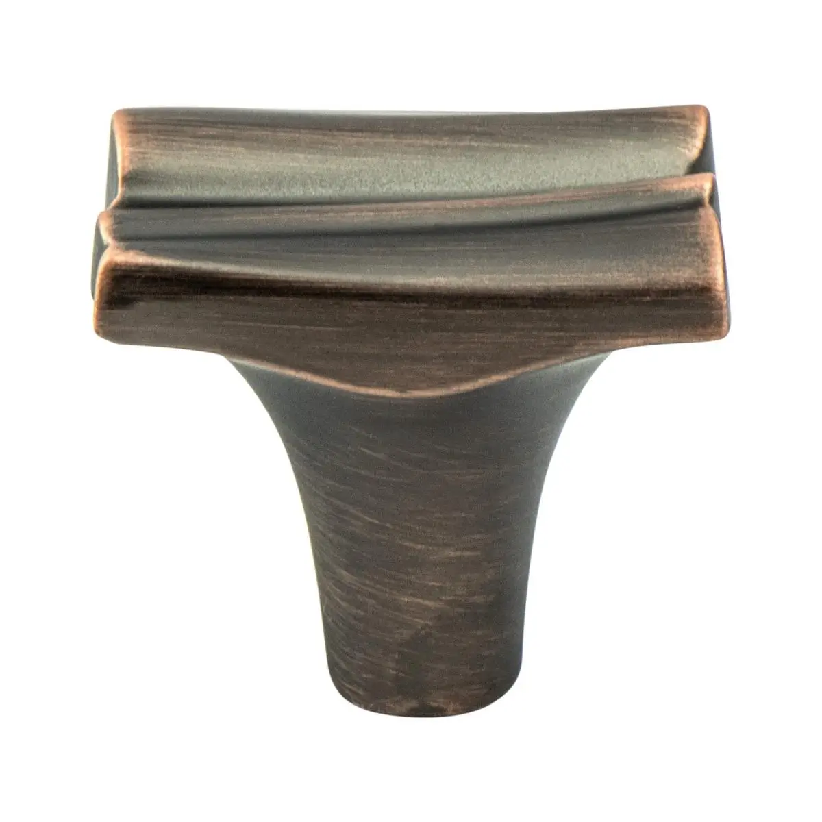 212 MAIN Berenson Puritan Knob, 1.312 in., Long Verona Bronze Finish, Bold Look, Zinc Base Door Hardware