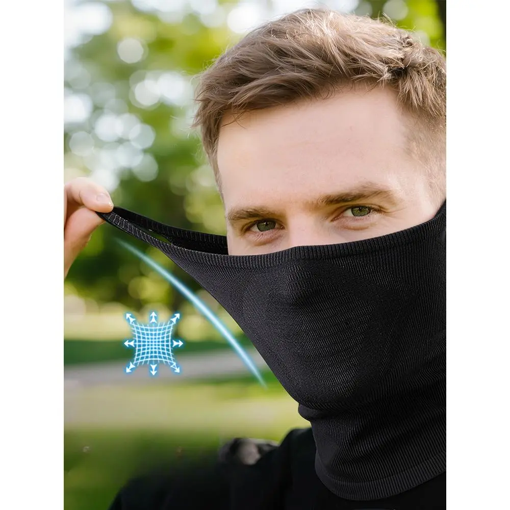 Outdoor cycling masks for autumn and winter, windproof riding masks, head covers for men's and women's motorcycles, breathable masks, and face protection