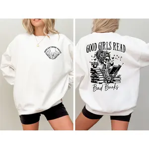 Good Girls Read Bad Books Sweatshirt, Sarcastic Book Club Tee, Dark Romance Merch, Bookish Shirt for Smut Readers, Spread Those Pages, Book Lover Gift