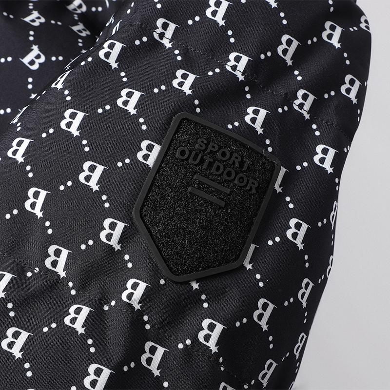 Men's lightweight warm hooded jacket, windproof winter coat, B-shaped stand collar cotton-padded jacket with full zipper closure, warm quilted outer layer and practical storage pockets, suitable for cold weather, Menswear Tops Casual Outdoor