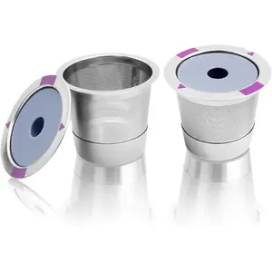 Reusable K Cups and Coffee Pods,Universal stainless steel k Cups for Keurig 2.0 and 1.0 Coffee Makers machine