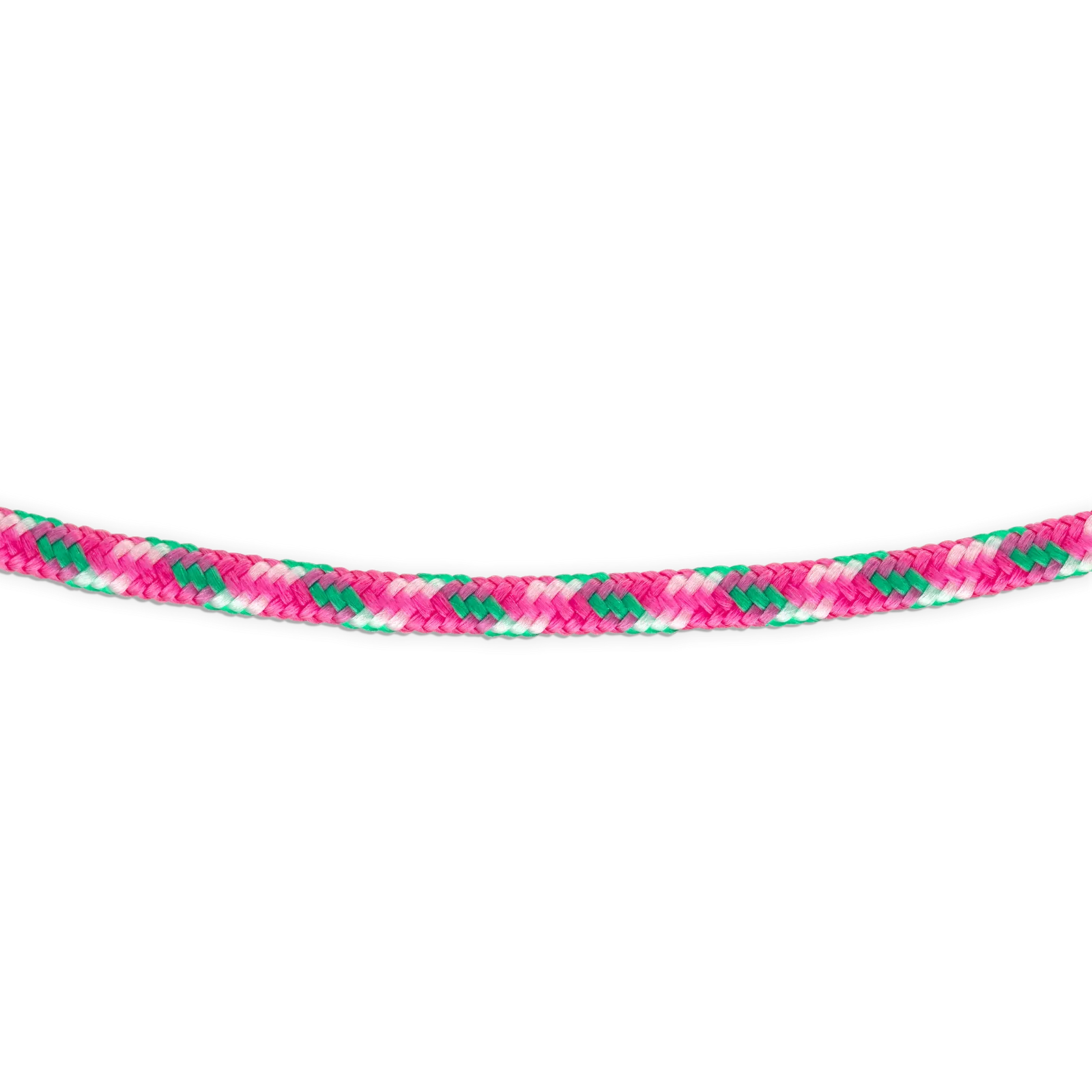 Paracord Necklace - Pink/Green