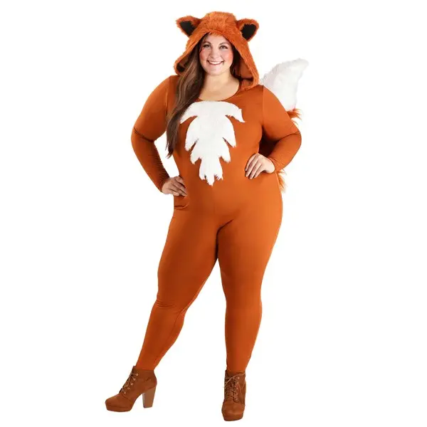 Plus Size Sexy Fierce Fox Costume for Women