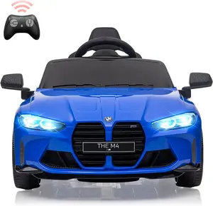 12V Toddler Electric Vehicle,Ride On Car for Kids,for 37-83 Months,with Remote Control,3 Speed,Led Light,Suspension System,3 Speeds, Bluetooth (Blue)