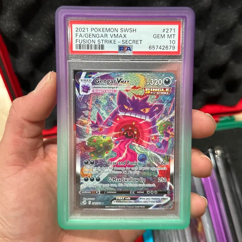 PSA Graded Card Slab Silicone Bumper Guard Protector Skin | 20 Colors | Pokemon