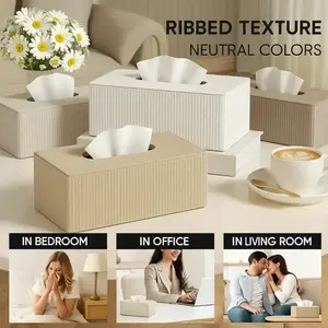 Stylish Striped Tissue Holder – A Touch of Elegance for Your for home And Workplace, Offered in Three Gorgeous Shades, Bathroom Tissue Holder, Tissue Box, Tissue Box For Bathroom