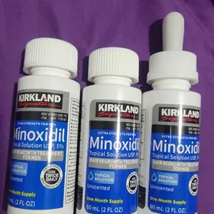 Kirkland Minoxidil 5% Extra Strength 1, 3, 6, 12 Months Supply Men Hair Regrowth (New Packaging)  Hair Care Comfort Serum