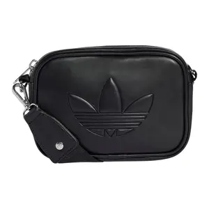 Adidas Originals Classic Utility Sport Zipper Closure Polyurethane Square Shoulder Bag For Men And Women In Black
