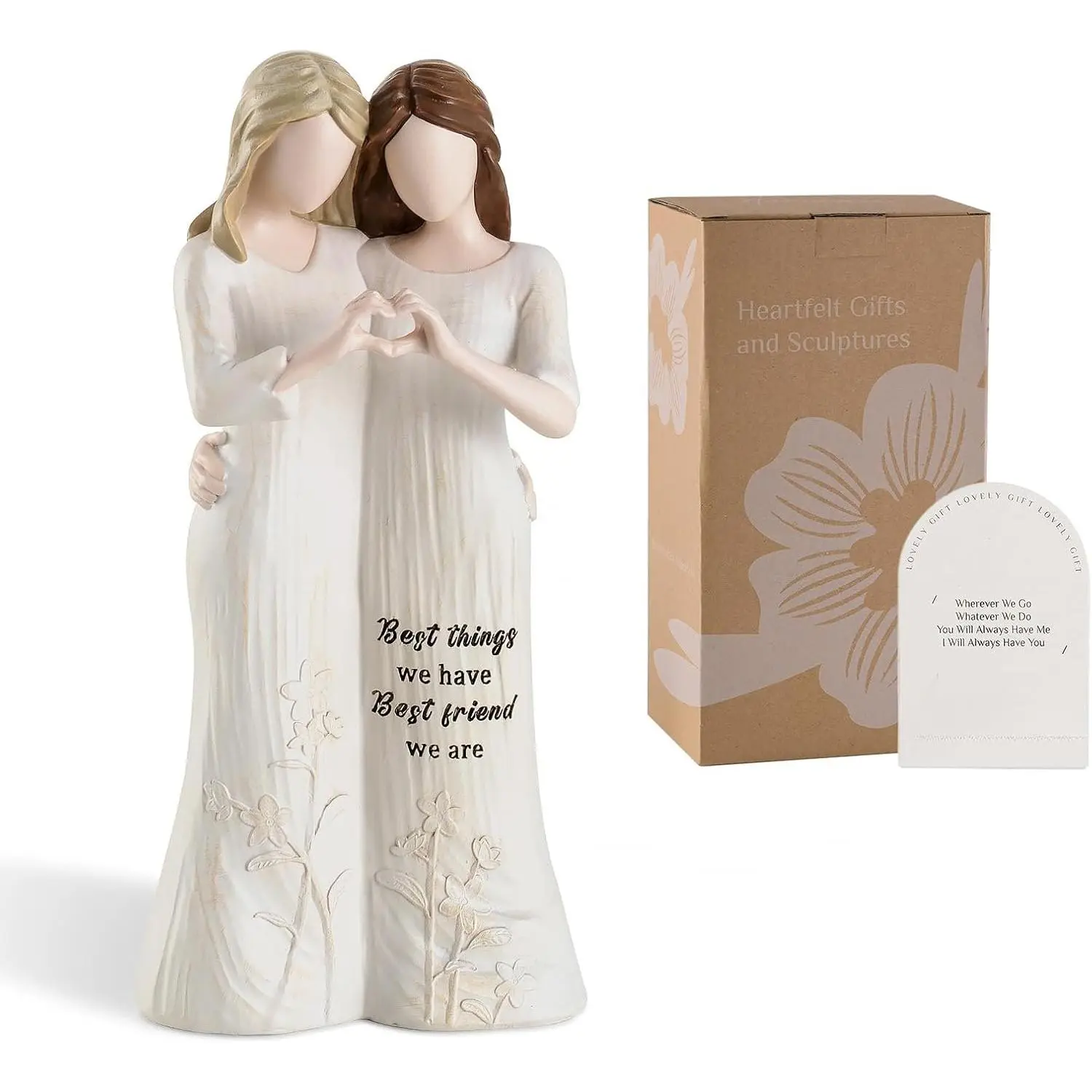 Figurines - Friendship Bestie Gifts for Women - Christmas Birthday Gifts for Sisters from Sister