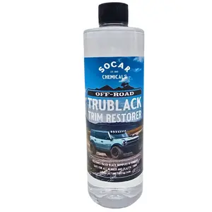 Socar Chemical TruBlack Trim Restorer – Automotive Exterior Trim Cleaner & Restoration Solution for Car Detailing, Car Detailing Products