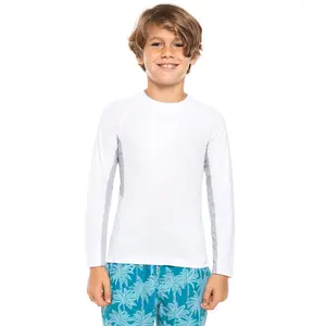 Boy's Ultimate Rash Guard | White
