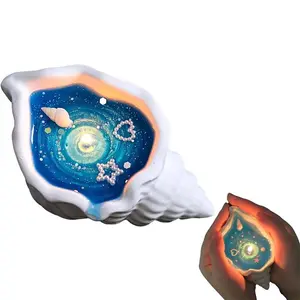 Creative Conch Shell Shaped Scented Candle, 3 Counts Natural Scented Candle, Decorative Candle for Home Living Room & Bedroom, Ornaments