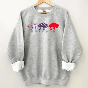 Coquette Football Shirt Team Football Tee Buffalo Crewneck Sweatshirt Josh Bill Sweatshirt Hoodie Unisex Hoodied Soft & Hoodied Hoodie & Sweater for All